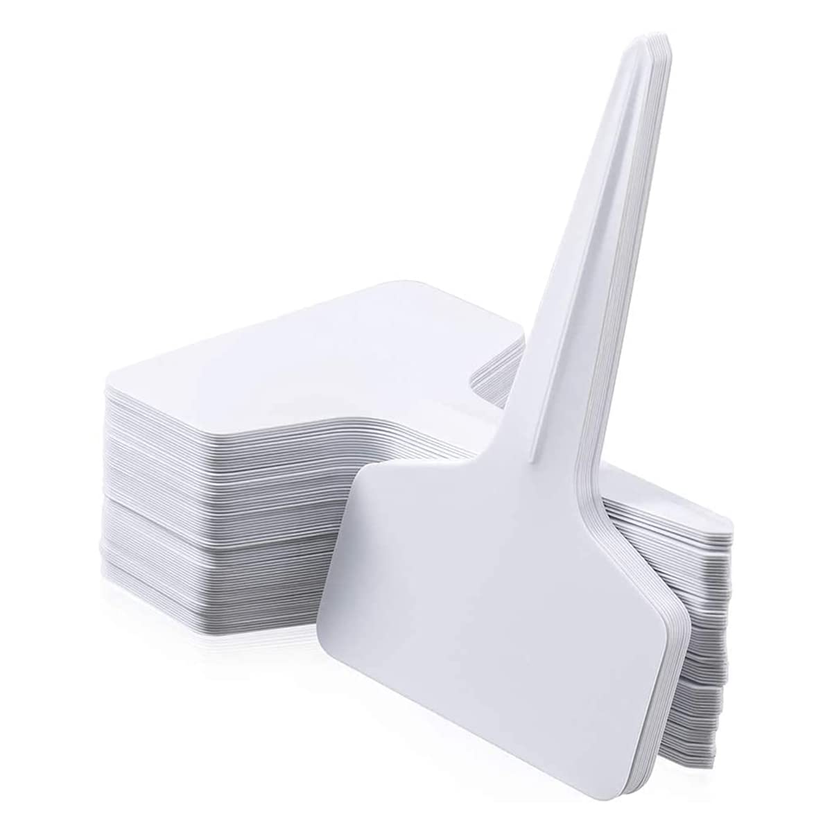 Proberos® 100pcs 10 * 6cm Plant Markers, T-Type White Plant Tags for Nursery Plant Garden, PP Plastic Reusable Plant Name Tags for Gardening Writtable Plant Tags for Plant Classfication Proberos® 100pcs 10 * 6cm Plant Markers, T-Type White Plant Tags for Nursery Plant Garden, PP Plastic Reusable Plant Name Tags for Gardening Writtable Plant Tags for Plant Classfication
